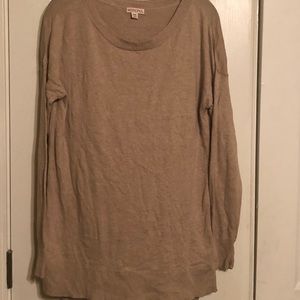 Taupe Sweater Tunic